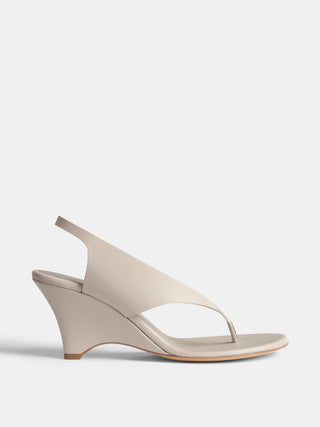 Le Monde Beryl - Langley Thong Wedge, New Pearl Leather