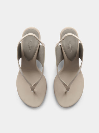 Le Monde Beryl - Langley Thong Wedge / New Pearl Leather