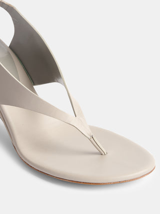 Le Monde Beryl - Langley Thong Wedge / New Pearl Leather