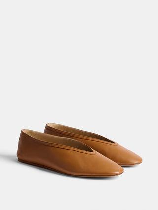 Luna Slipper / Camel Leather