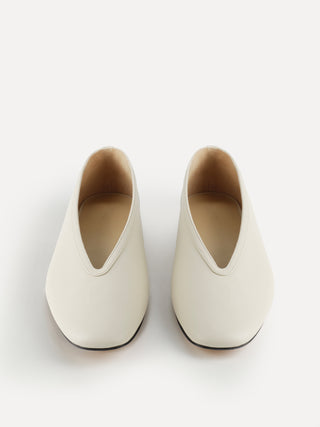 Le Monde Béryl - Luna Slipper / Ecru Leather
