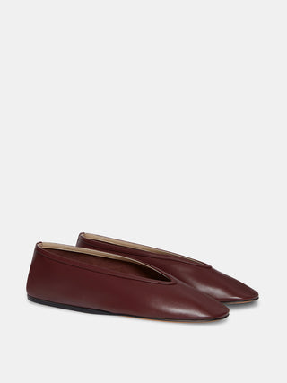 Le Monde Béryl - Luna Slipper Oxblood Leather