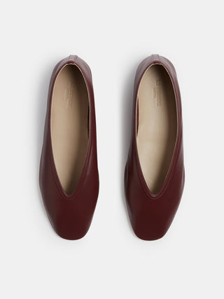 Le Monde Béryl - Luna Slipper Oxblood Leather