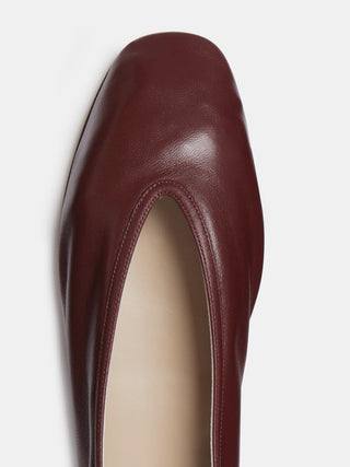 Le Monde Béryl - Luna Slipper Oxblood Leather