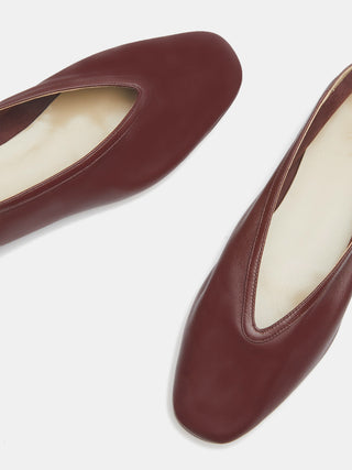 Le Monde Béryl - Luna Slipper Oxblood Leather