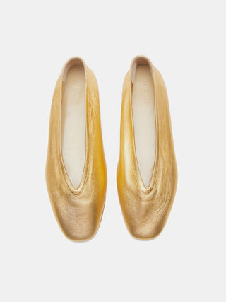 Le Monde Béryl - Luna Slipper Yellow Gold Leather