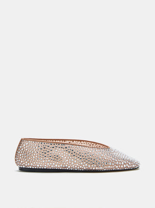 Luna Slipper / Fawn Mesh Crystal