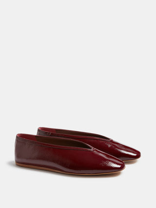 Le Monde Béryl - Luna Slipper Oxblood Patent Leather