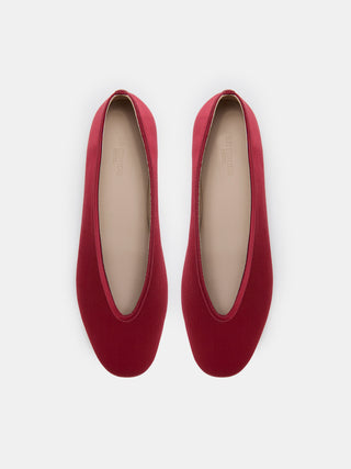 Le Monde Béryl - Luna Slipper, Tomato Satin