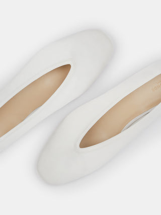 Le Monde Beryl - Luna Slipper Ivory Satin