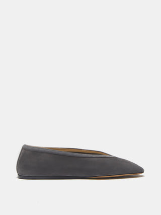  SLIPPER NAVY SUEDE-US11（29.0） Men's Suede Slippers in Navy