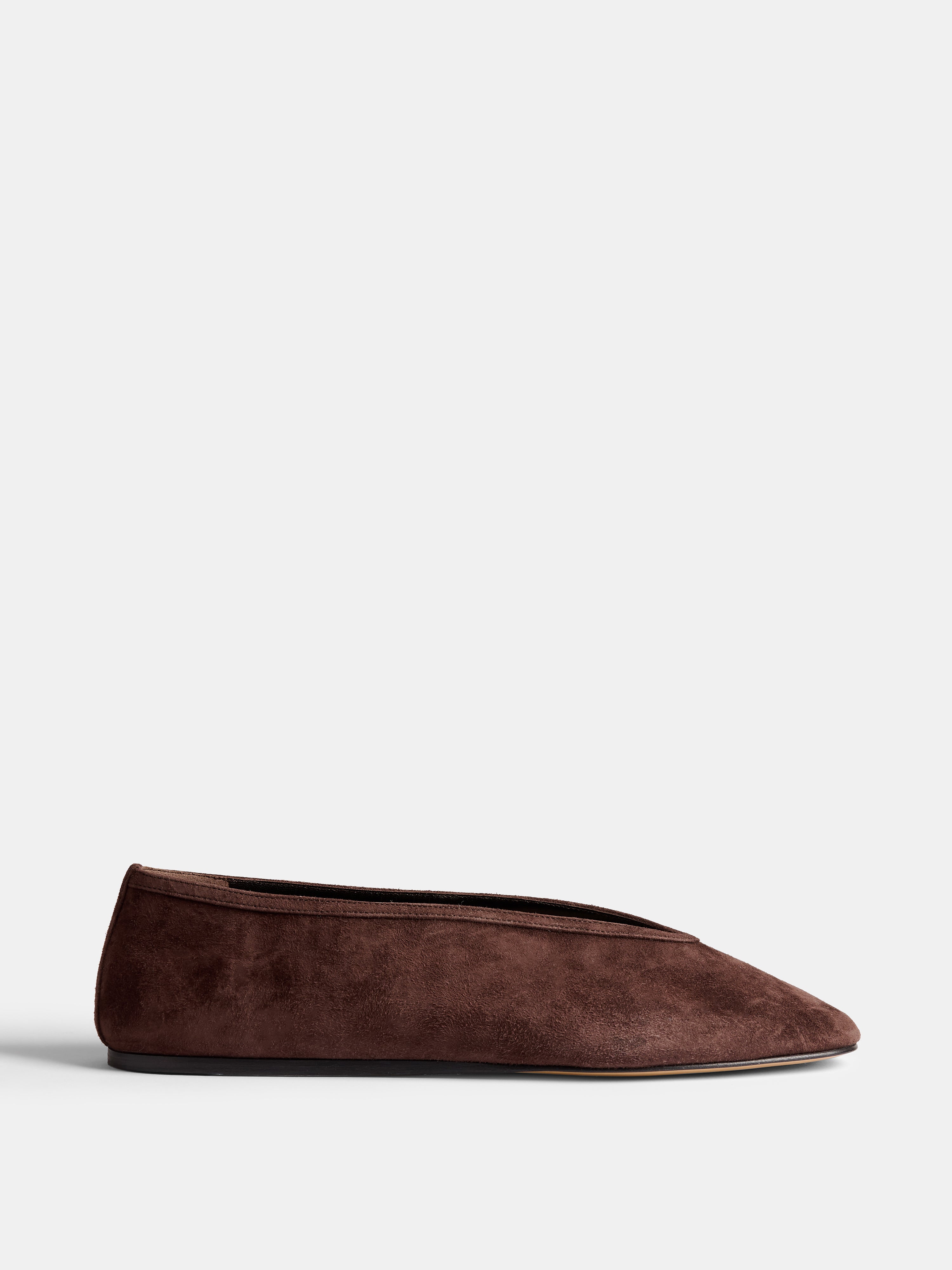 Luna Slipper Chocolate Suede