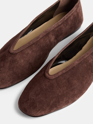 Le Monde Béryl - Luna Slipper Chocolate Suede