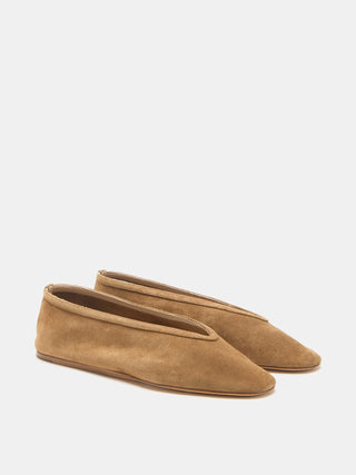 Luna Slipper / Taupe Suede