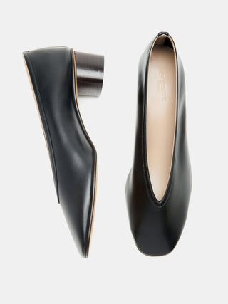 Luna Pump / Black Leather