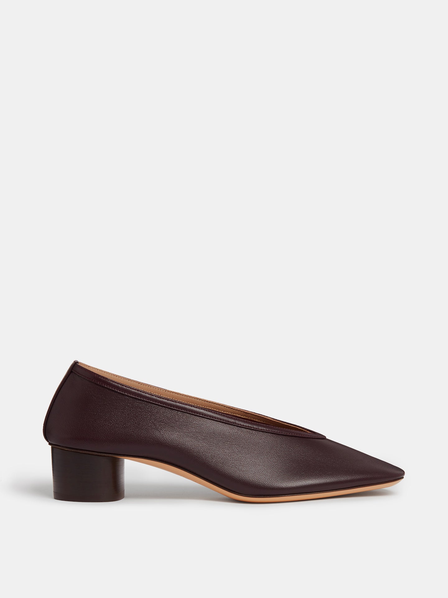 Le Monde Béryl Luna Pump / Plum Leather - Women's Heels