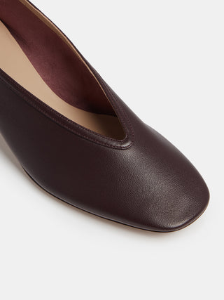 Luna Pump / Plum Leather