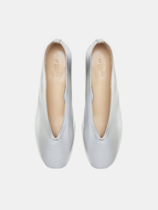 Luna Pump / Silver Leather