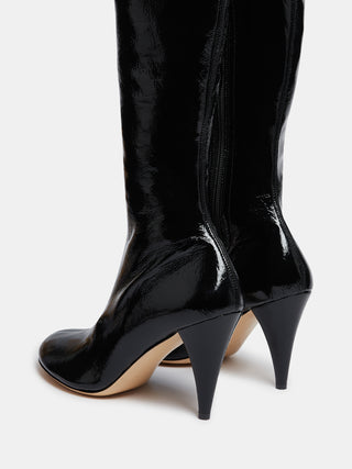 Le Monde Béryl x Kim Sion Madison Boot / Black Leather
