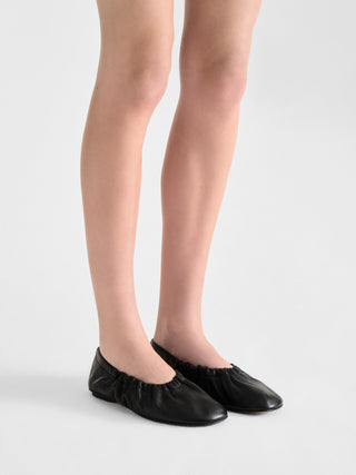 Le Monde Béryl - Mica Flat, Black Leather