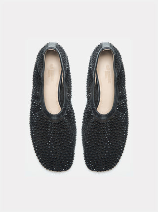 Mica Flat / Black Mesh Crystal