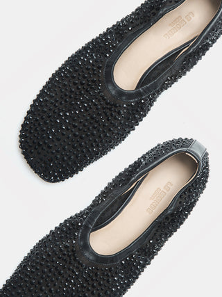 Mica Flat / Black Mesh Crystal