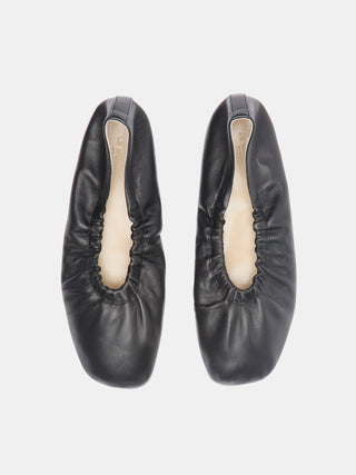 Le Monde Beryl - Mica Flat Black Leather