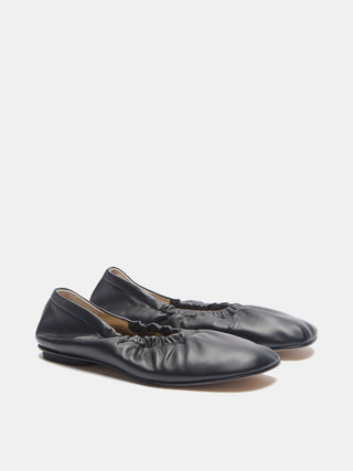 Le Monde Beryl - Mica Flat Black Leather