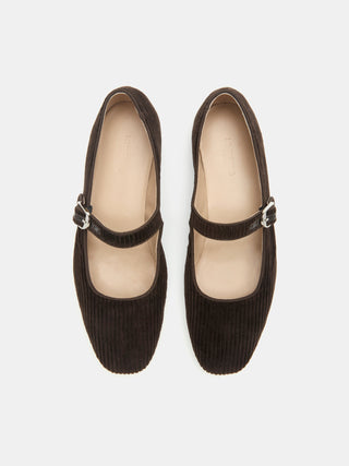 Mary Jane / Chocolate Corduroy