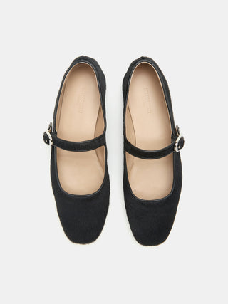 Mary Jane / Black Calf Hair