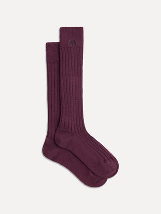 Bio College Writings Socks / Bordeaux Organic Cotton