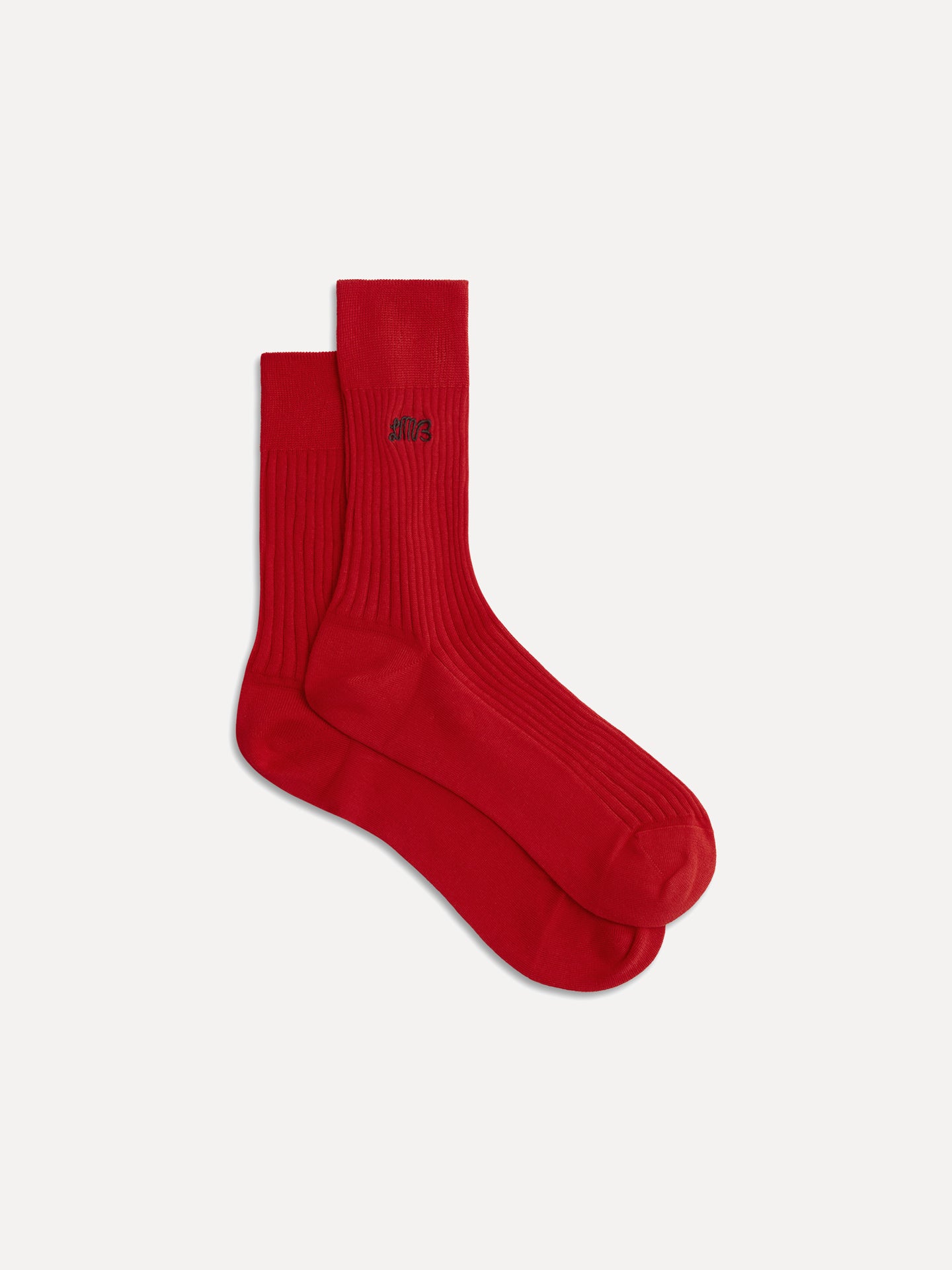 Bio Short Socks / Red Organic Cotton