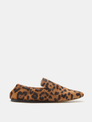 Orlando Moccasin / Leopard Calf Hair