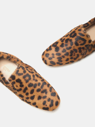 Orlando Moccasin / Leopard Calf Hair