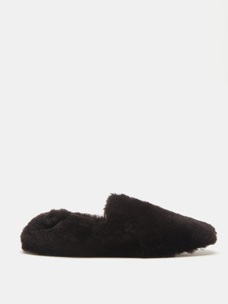 Orlando Moccasin / Chocolate Shearling