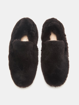 Orlando Moccasin / Chocolate Shearling