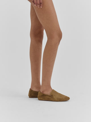 Le Monde Béryl - Orlando Moccasin, Taupe Suede