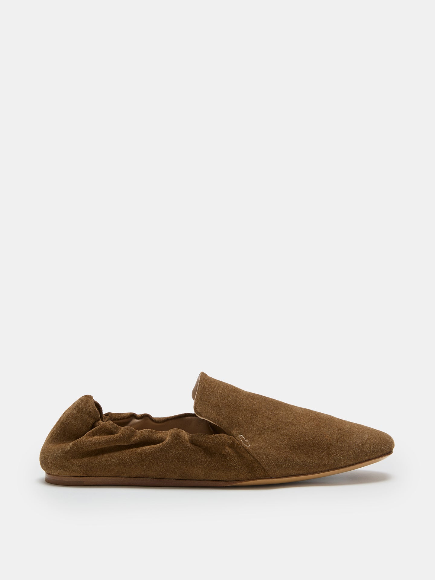 Le Monde Béryl Orlando Moccasins in Taupe Suede
