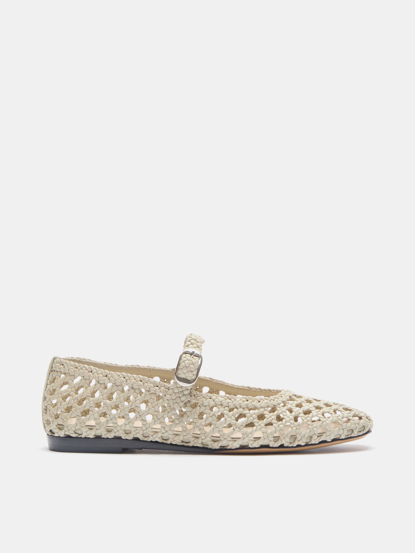 FORMEL CAMELE[ポメルカメレ] Sophia Knit Mary Jane Flat Ivory 23cm FORMEL CAMELE(ポメルカメレ) パンプス(レディース) - 海外