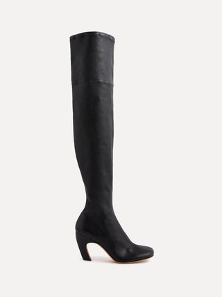 Le Monde Béryl - Mica Tall Boot / Black Stretch Leather
