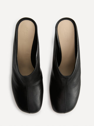 Mica Mule / Black Leather