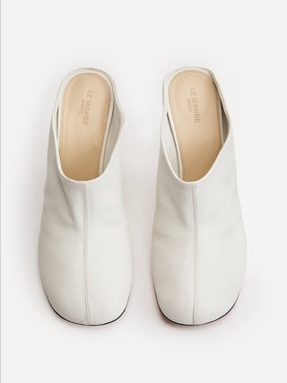 Le Monde Béryl - Mica Mule, Chalk Leather