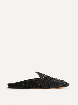 Venetian Mule / Black Mesh Crystals