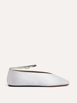 Olympia Slipper / Ivory Satin