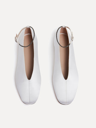 Olympia Slipper / Ivory Satin
