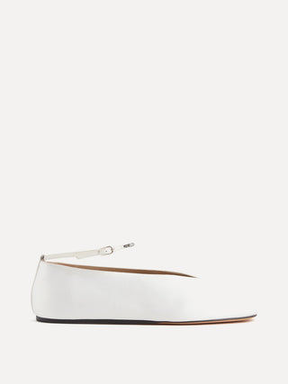 Olympia Slipper / Ivory Satin
