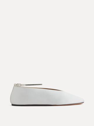 Olympia Slipper / Ivory Satin