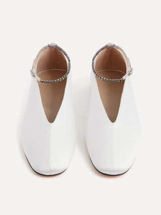 Olympia Slipper / Ivory Satin
