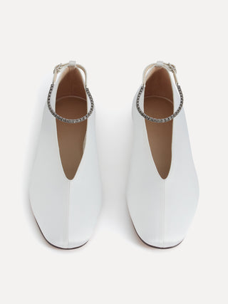 Olympia Slipper / Ivory Satin