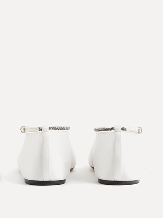 Olympia Slipper / Ivory Satin